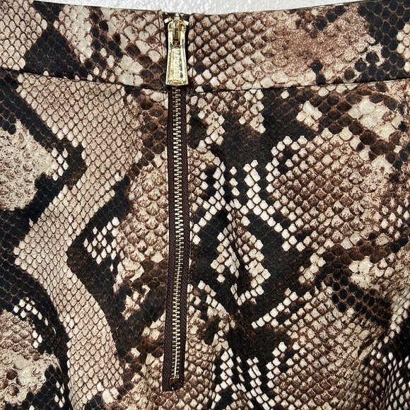Altuzarra Brown Snake Print Skirt - Picture 3 of 7